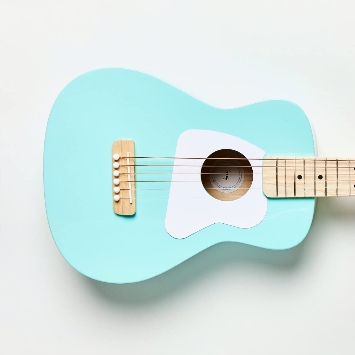 Loog Pro 6 Acoustic kids real guitar for Beginners Compact size Ages 9+ Learning app and Lessons included