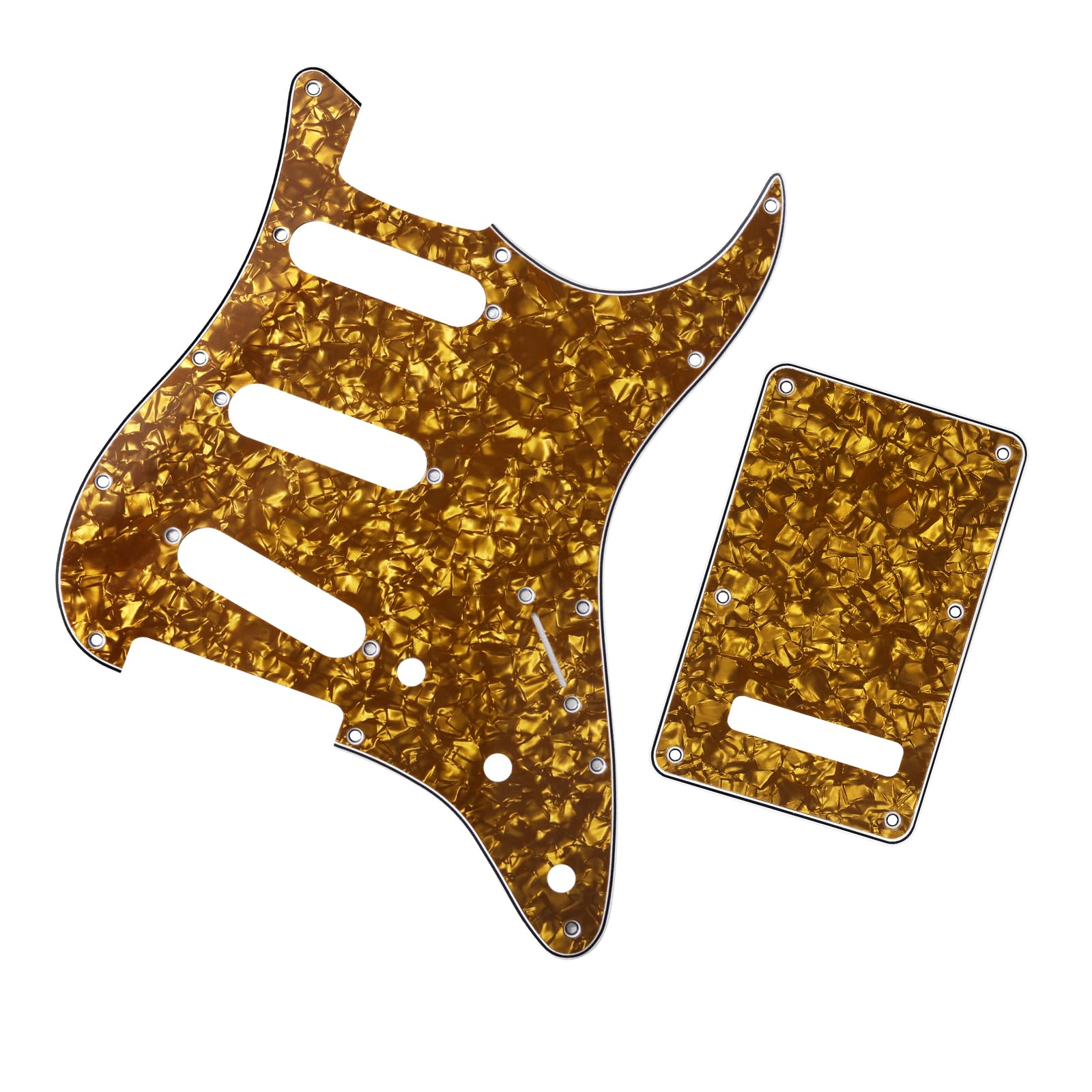 Banworks 4-Ply Electric Guitar SSS Pickguard & Backplate Tremolo Cover Set