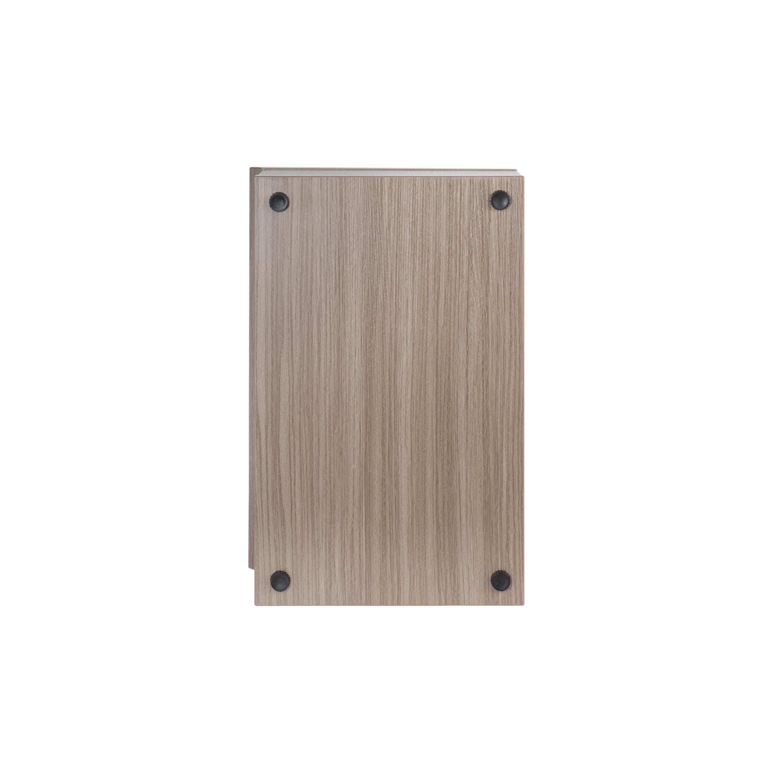 Gator Frameworks Elite Furniture Series 8U Wood Desktop Studio Rack in Driftwood Grey Finish (GFW-ELITERK-8U-GRY)