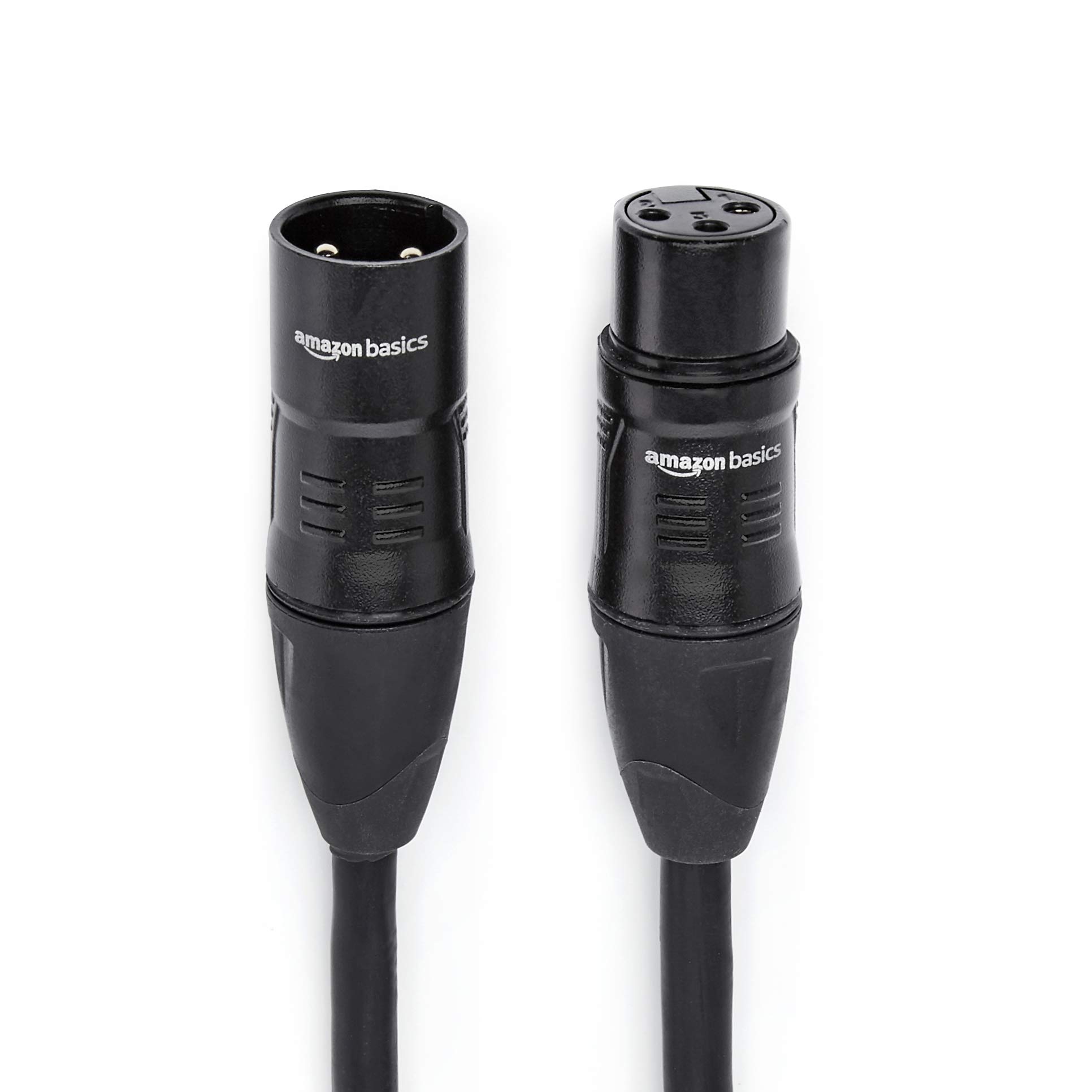 Amazon Basics XLR 4-Conductor Star Quad Balanced Microphone Cable – 25-Foot, Black