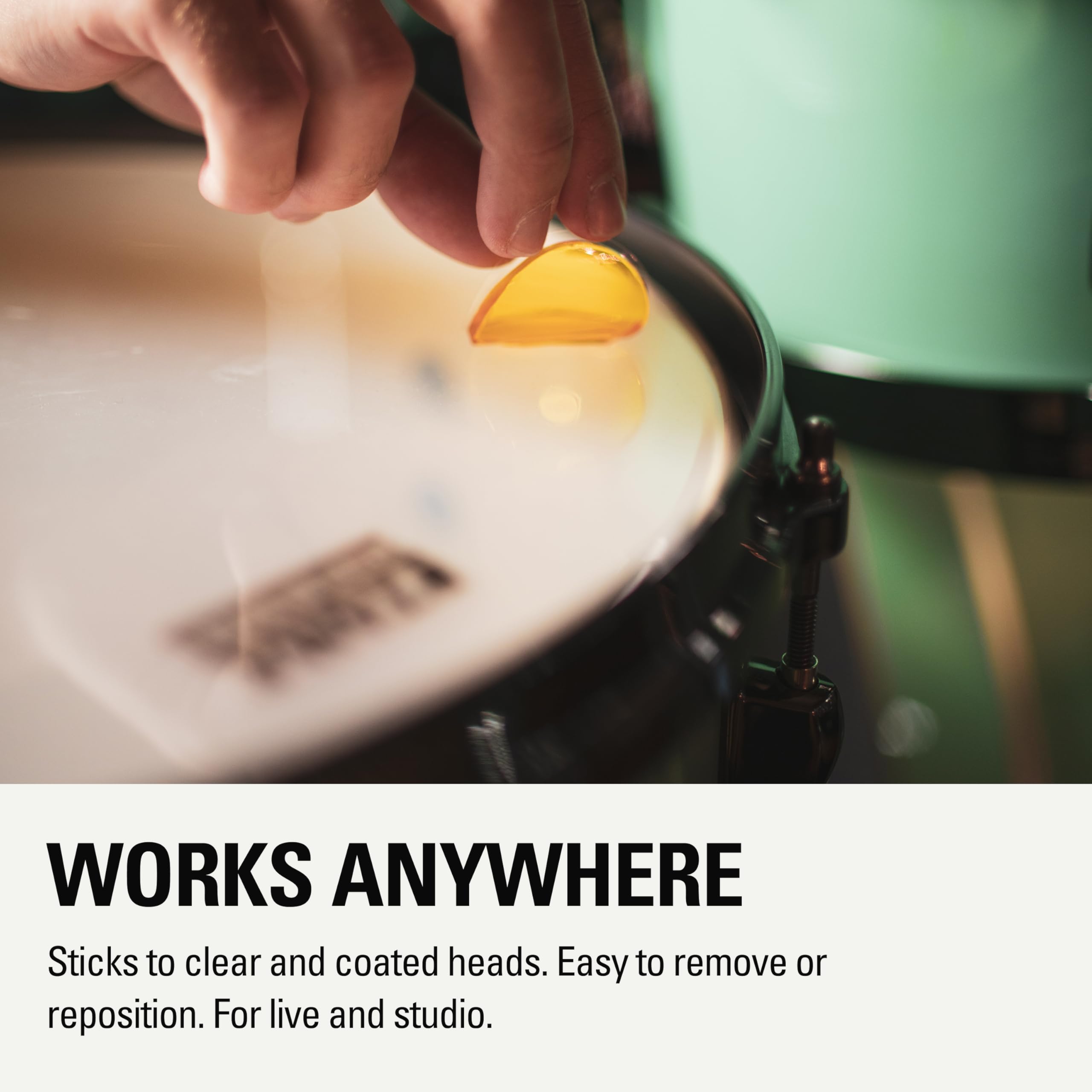 Meinl Cymbals Drum Honey Dampening Gel Pads for Drums and Cymbals with Container and Dividers, Reduce Vibration and Ring, 6-pc Pack