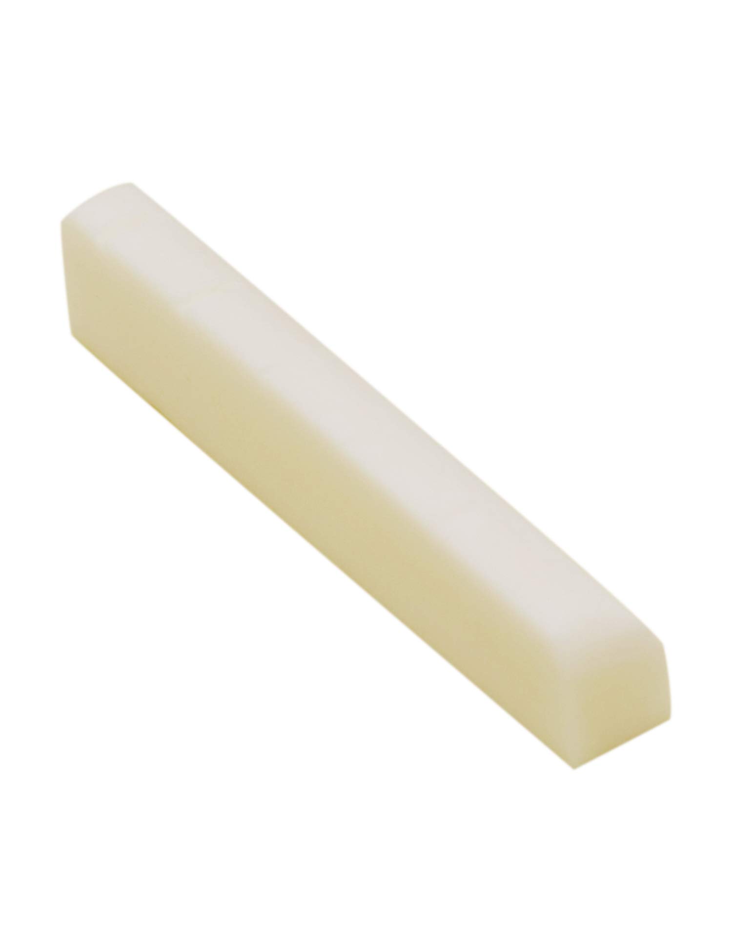 Metallor Bone Guitar Nut 6 String Pre-Slotted Top Nut 43mm x 9mm x 6mm White