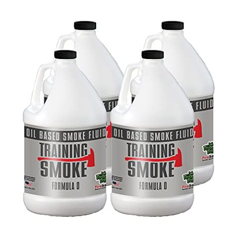 Training Smoke Fluid for Smoke Generators – Optimized for Firebase Machines (4 Gallons Oil-Based)