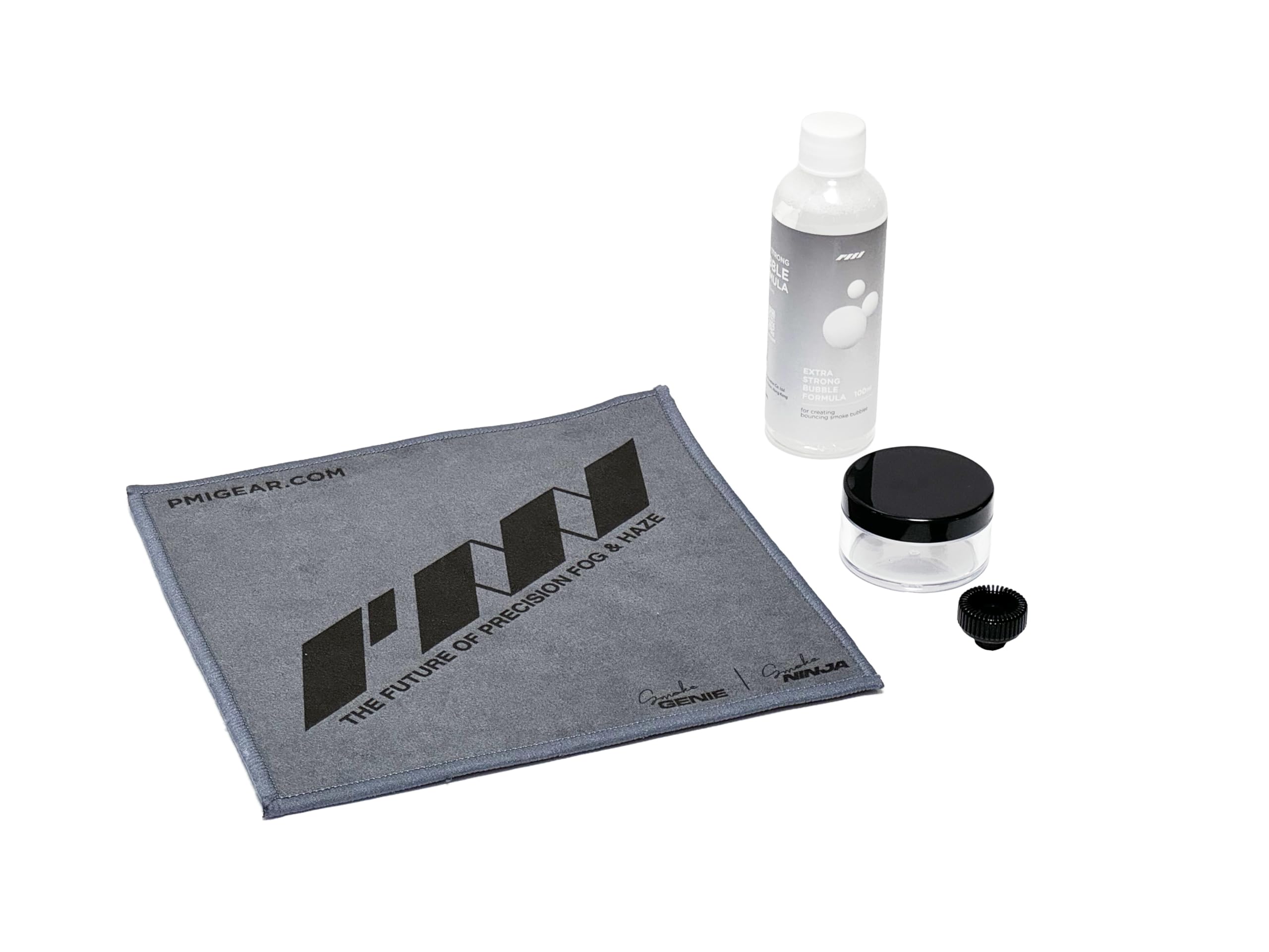 Bubble Nozzle Kit ONLY for PMI SmokeNINJA PRO Series, including Bubble Solution 100ml,Bubble Dish,Cleaning Cloth, and Bubble Nozzle