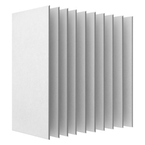 10 Pack Acoustic Panels, 47.2 x 23.6 Inches Sound Proof Panels, White