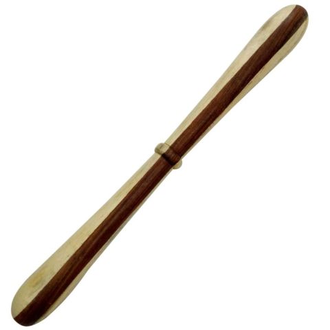 Bodhrán Drum Tipper Stick — 9″ Double-Slope Rosewood Knob Beater, Solid Wood Percussion Mallet for Irish/Celtic Music — Professional Practice & Performance (HHB – 02)