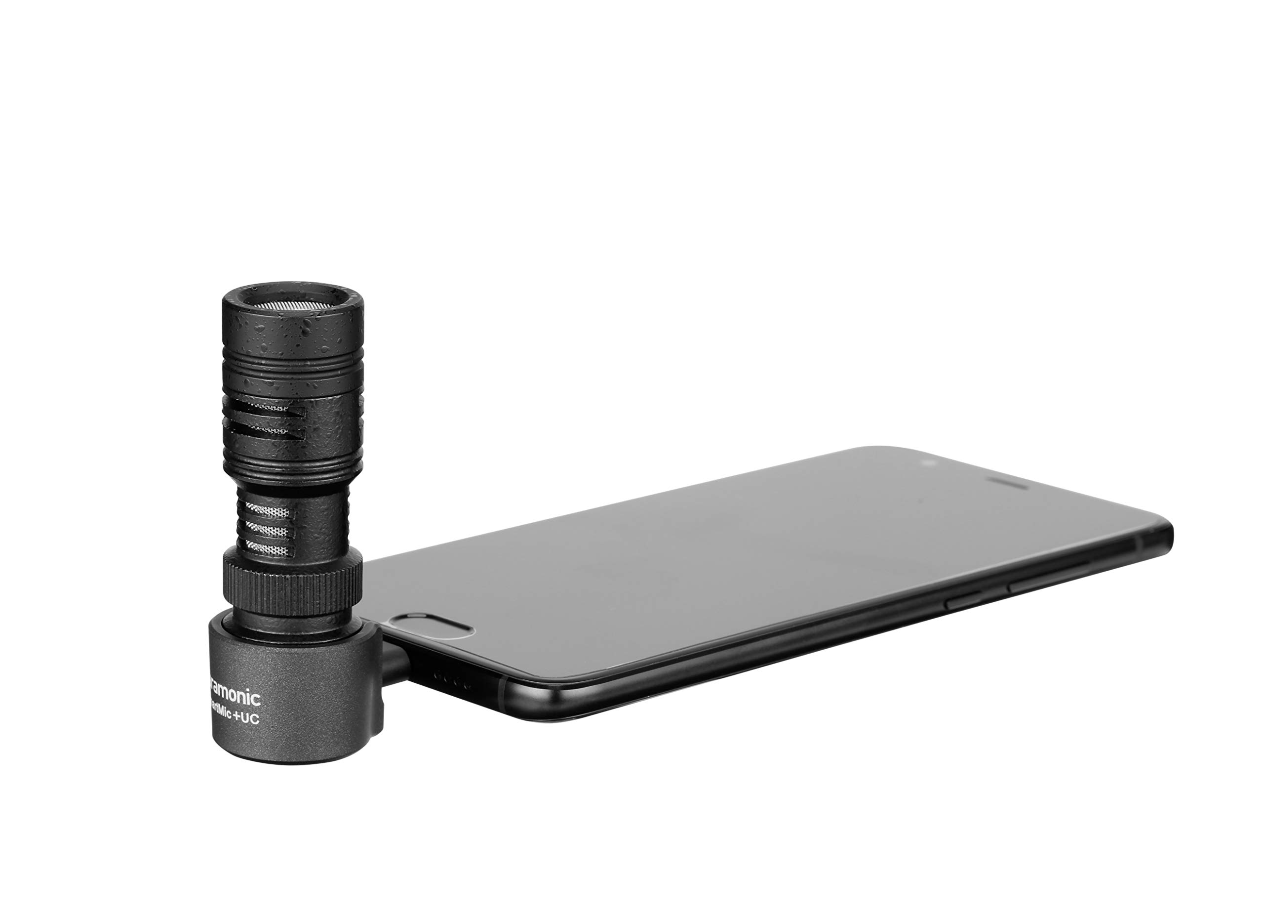 Saramonic SmartMic+UC Device-Mountable Shotgun Microphone with USB-C & Headphone Out for iPhone 15, Android Mobile Devices, New iPad & More