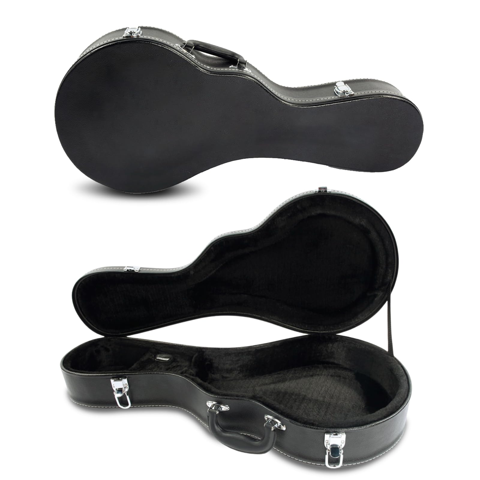 Ktaxon F-Style Mandolin Hard Case Deluxe Leather