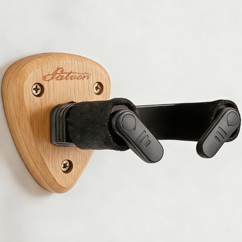 Salvori Auto-Lock Guitar Wall Mount, Guitar Hanger Wall Mount/Holder/Hook for for Acoustic, Electric, Classical, Guitar, Bass