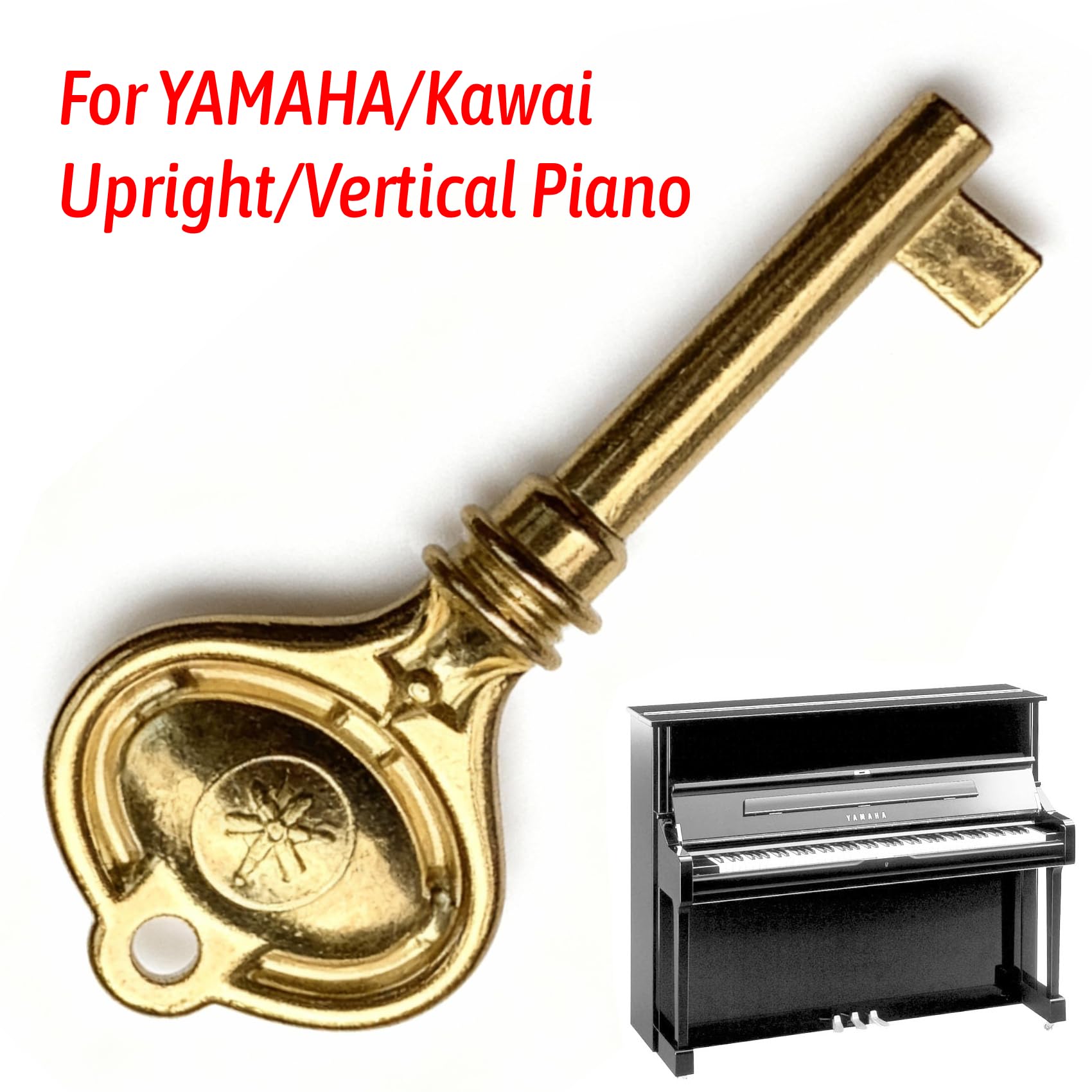 NeoPRO Piano Lock Key Generic fit for YAMAHA KAWAI Upright(Vertical) Grand(Baby) Piano (KAWAI Grand Piano)
