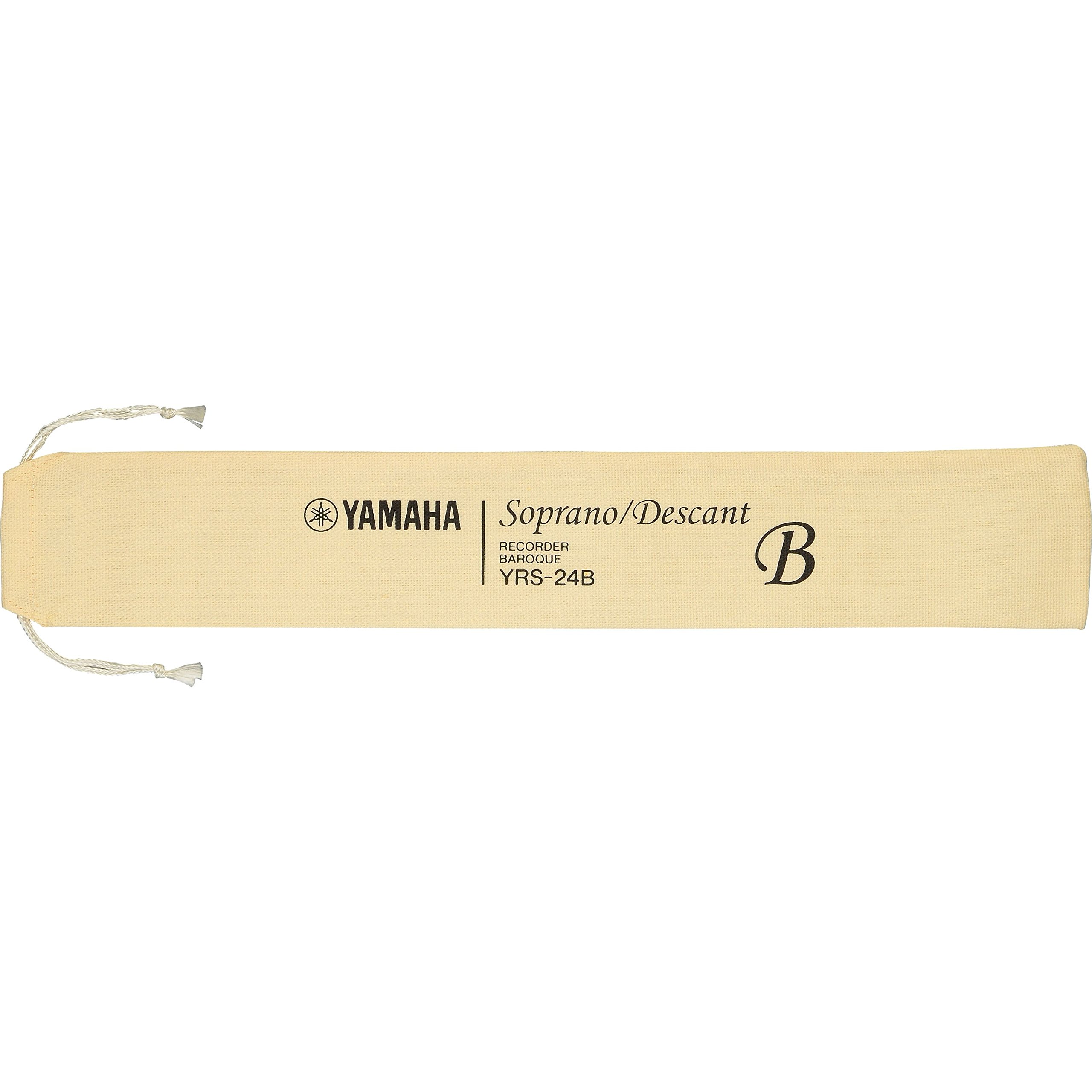 Yamaha YRS-24B FLAUTA DULCE SOPRANO – (YRS24B) DO,Didigitacion Barroca,Est,resina ABS, 3 Piezas, color Marfil