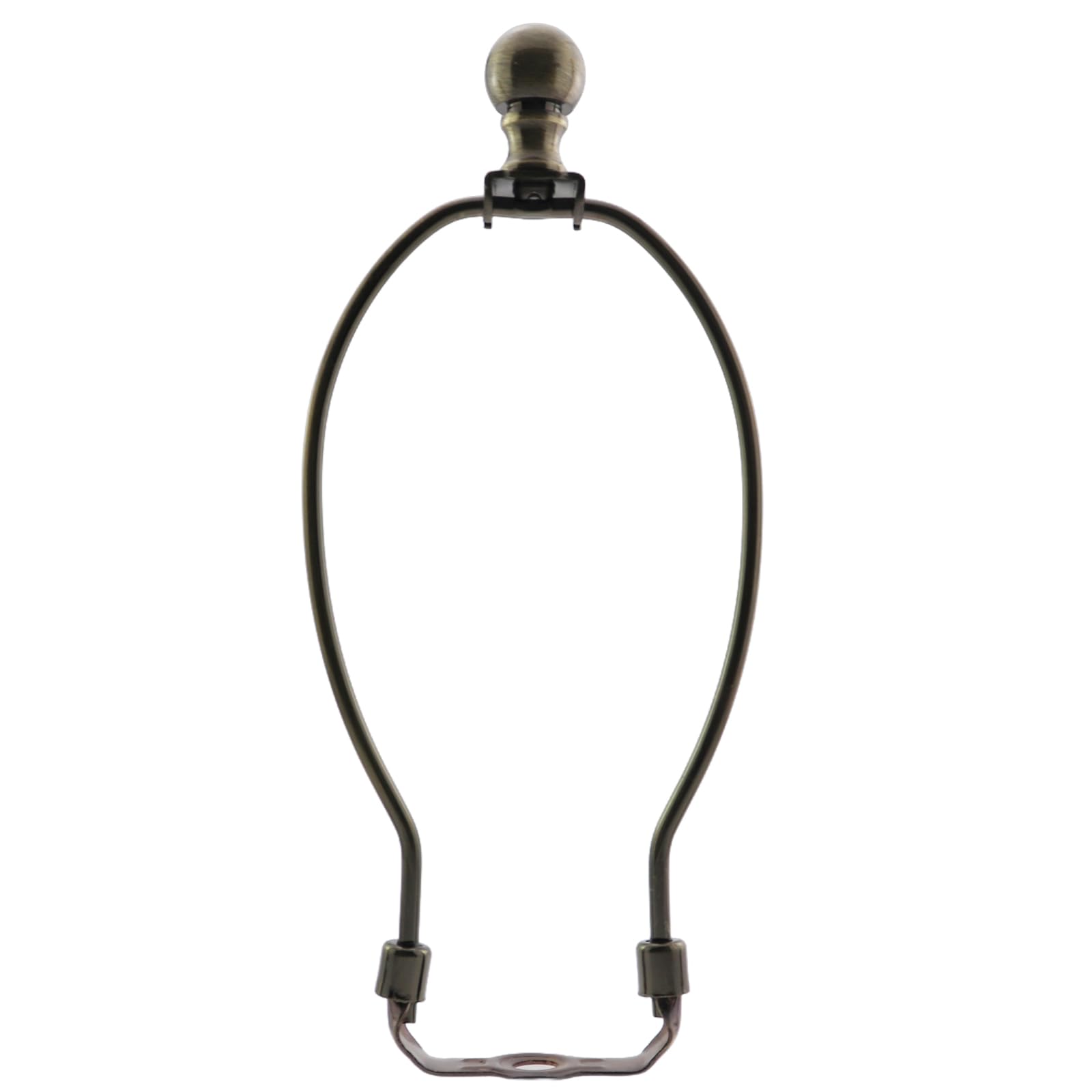 CChiai Harp Converter Wire Lamp Harp Set 8 Inch Bronze Harp Shade Include Harp and Stand Base and Top Knob for Table and Floor Lamp, 151-LHS-8-1
