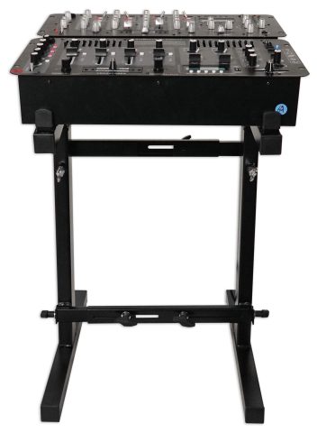 Rockville RXS20 Portable Mixer Stand, Adjustable Height and Width, Black