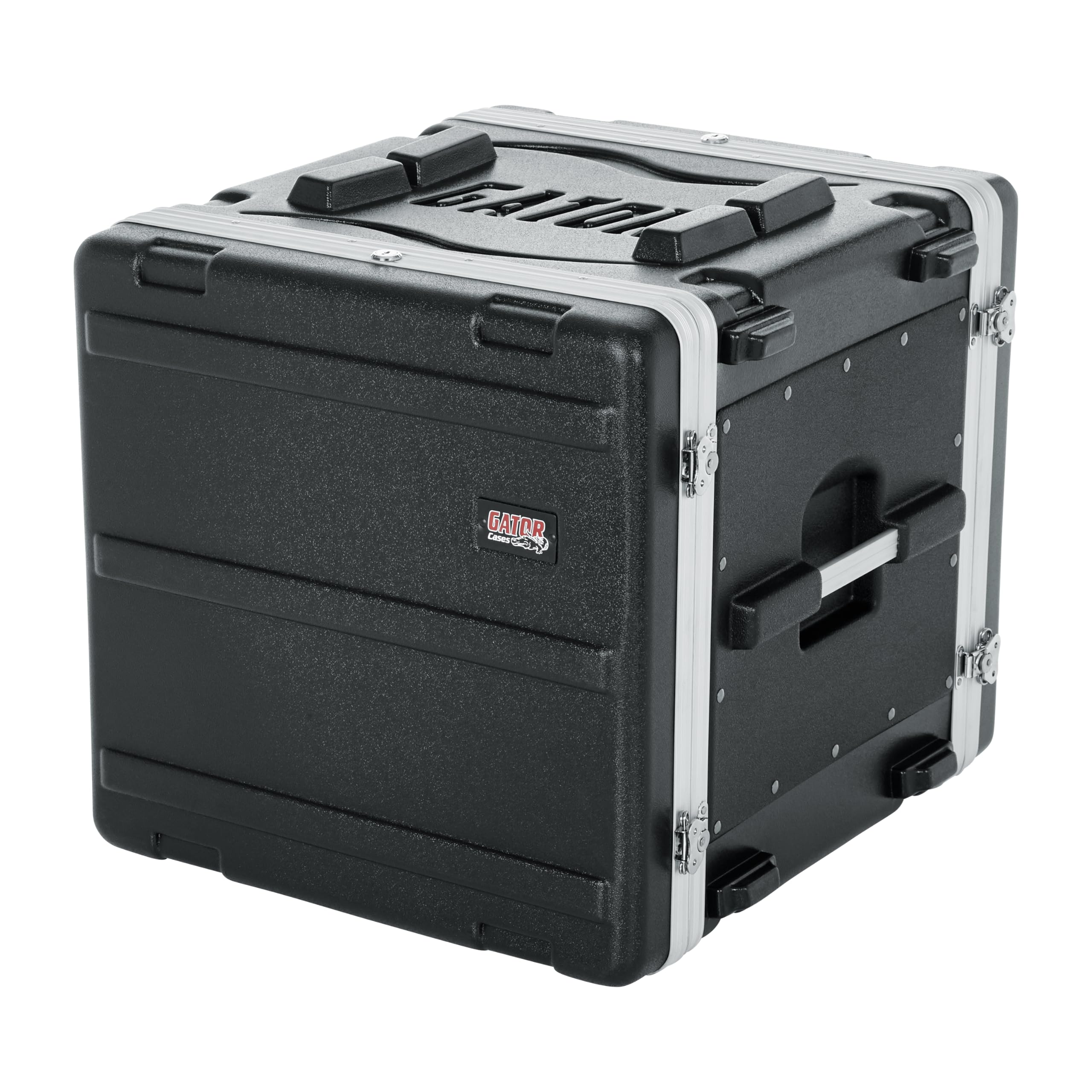 Gator Lightweight Molded 10U Rack Case with Heavy Duty Latches; Standard 19.25′ depth, 10U (GR-10L)