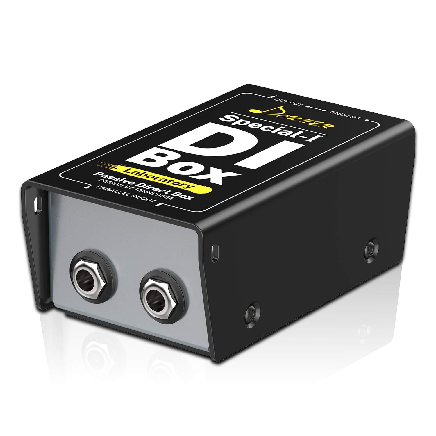 Donner Special-Ⅰ Professional High-Performance Passive DI-Box Unit Hum Eliminator 1/4″ instrument Direct Box to balanced & unbalanced XLR