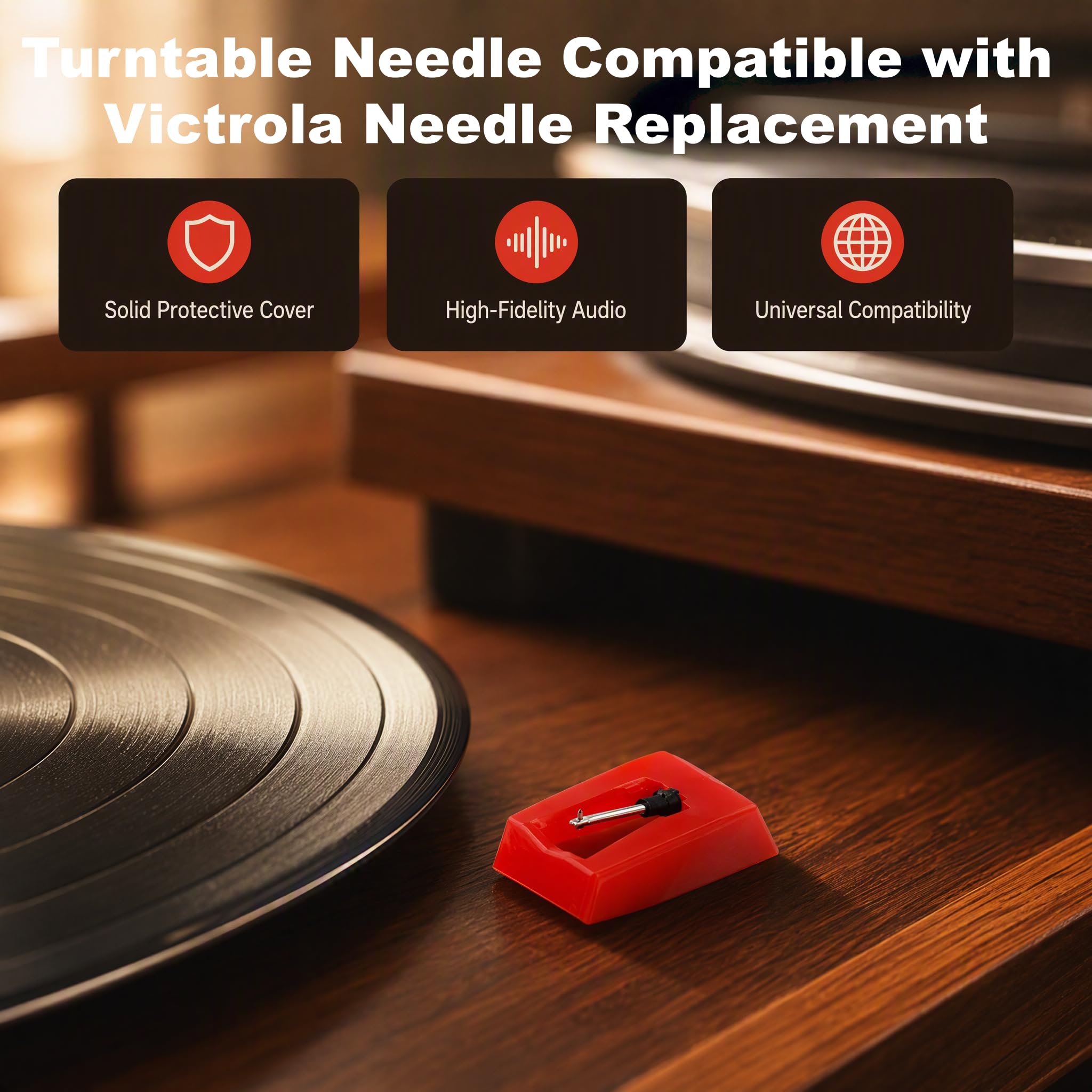 Record Player Needles Replacement for Victrola Journey II、VTA-200B、VTA-270B