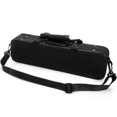 Tosnail Flute Case, Flute Bag Hard Shell with Adjustable Shoulder Strap, Clarinet Case Carrying Bag Hard for 16 Holes Flute