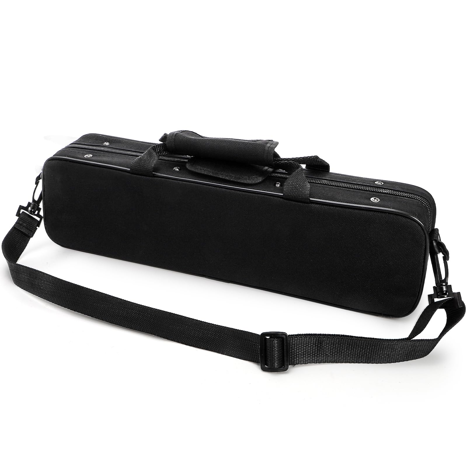 Tosnail Flute Case, Flute Bag Hard Shell with Adjustable Shoulder Strap, Clarinet Case Carrying Bag Hard for 16 Holes Flute