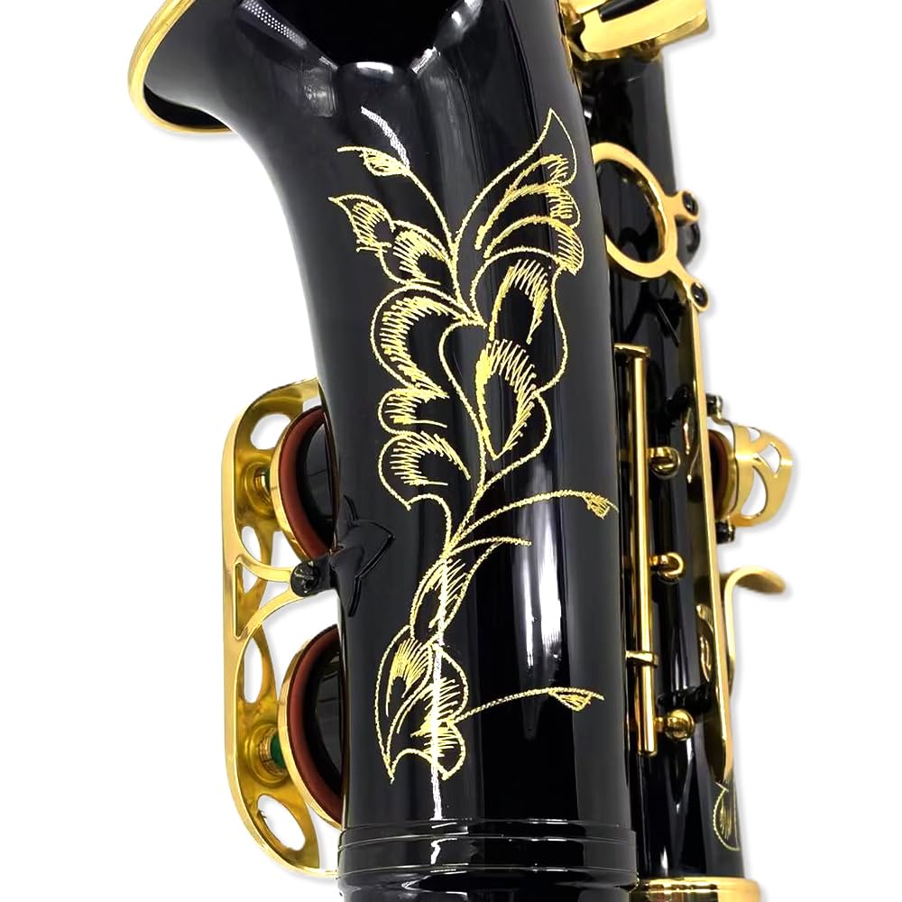 YoungMonic Alto Saxophone E Flat for Adults Students Saxophone Beginner Kit with Mouthpiece Carrying Case Straps 10Reeds