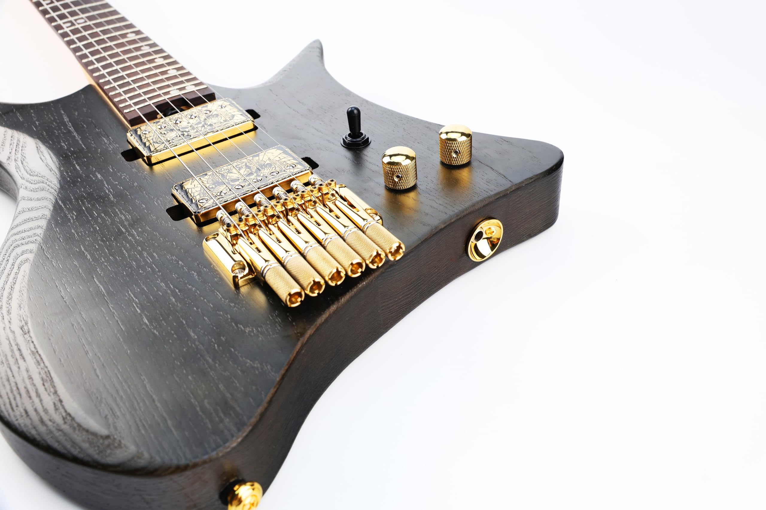 OVSAL Electric Guitar Jack Plate Zinc Alloy Metric Thread Input Jackplate Electrosocket Output Jack Plate Compatible with Fender Telecaster Tele Style Electric Guitar Replacement Parts Gold