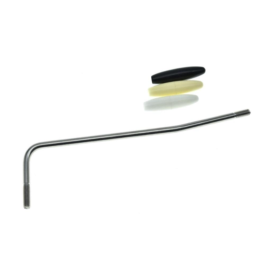 KAISH Stainless Steel USA Thread Tremolo Trem Arm Whammy Bar Fits American/Mexican Standard or Vintage Strat Nickel with 3 Tips