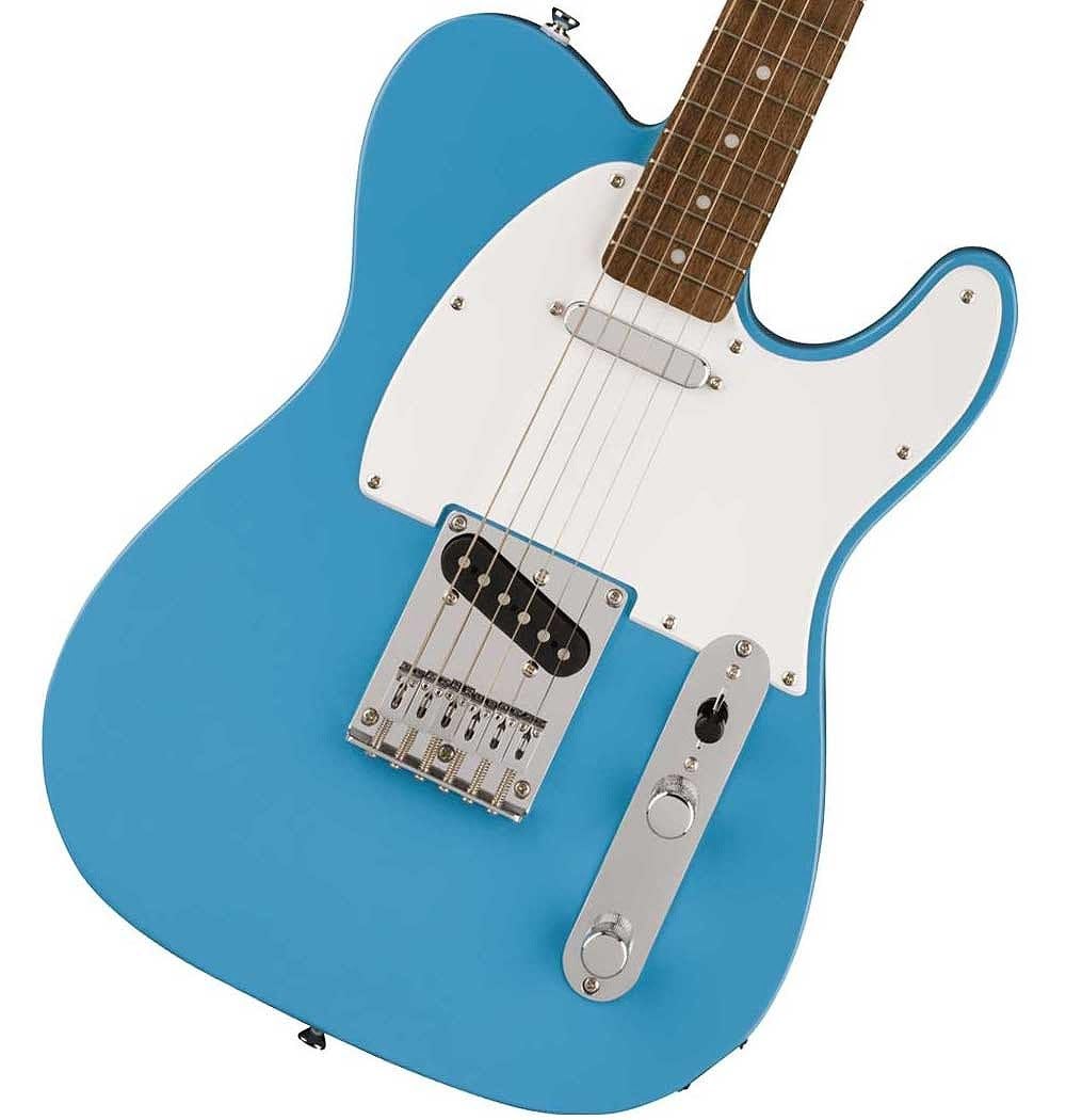 Fender 0373450526 Squire Sonic Telecaster Electric Guitar, California Blue, Laurel Fingerboard