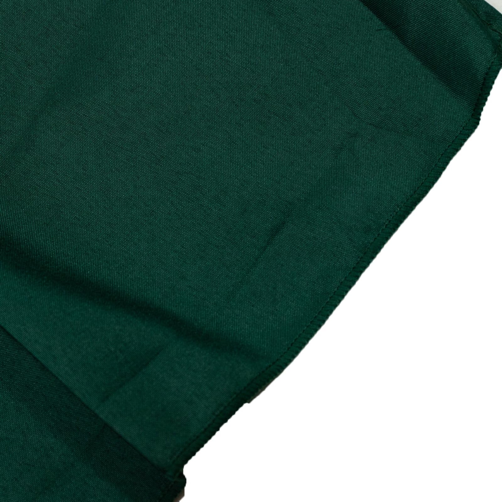 Efavormart Portable Stage Skirting Polyester Shirred Pleat Stage Cover for Wedding Platform Hunter Emerald Green – 36″ x20ft