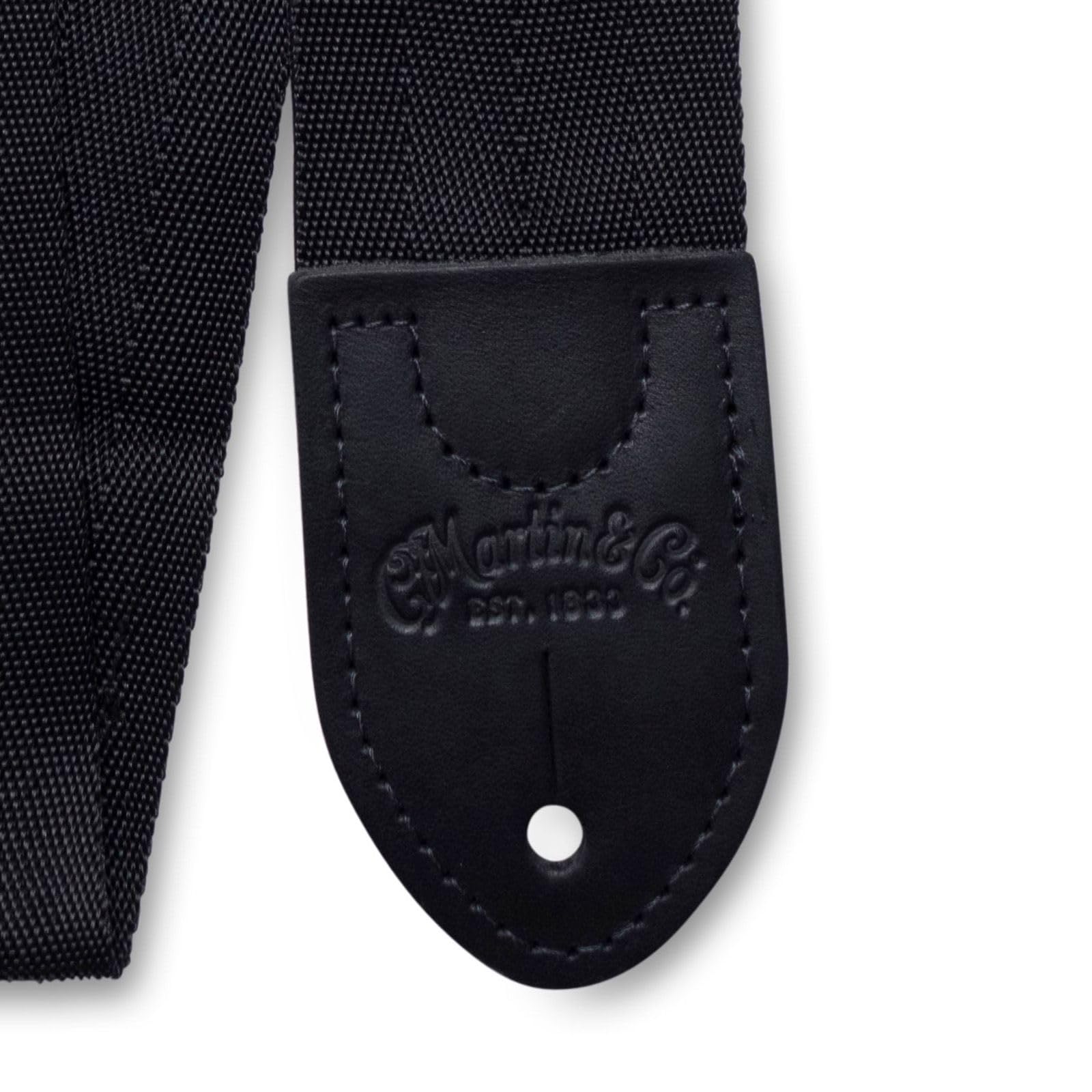 MARTIN Nylon Pickholder Guitar Strap – Black | Comfortable, Durable, and Built for Everyday Use