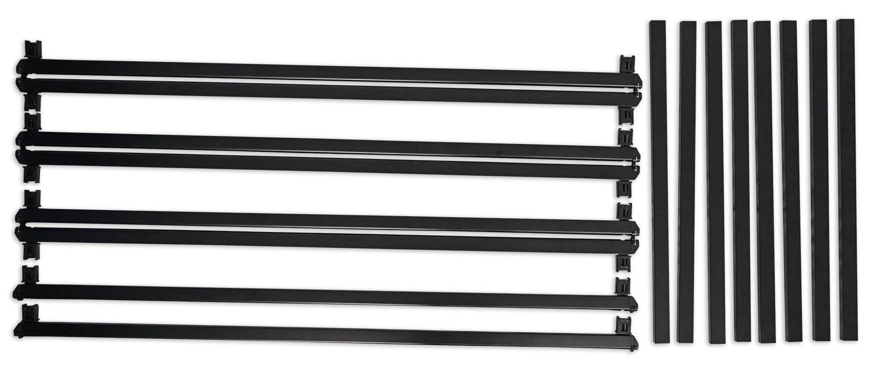 Rockville RFAAC Black 112″ x 48″ DJ Event Facade Lightweight Aluminum Frame