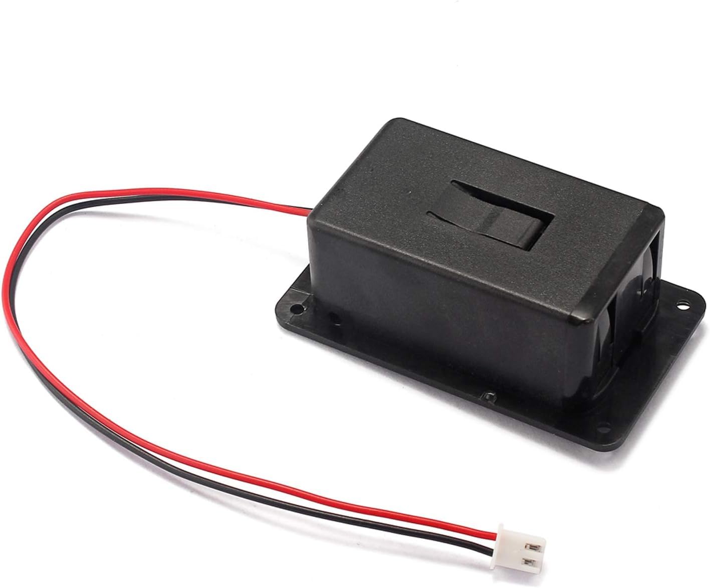2PCS Guitar Pickup Battery Box 9V Battery Box Case Cover Holders for Guitar Bass Pickup Black
