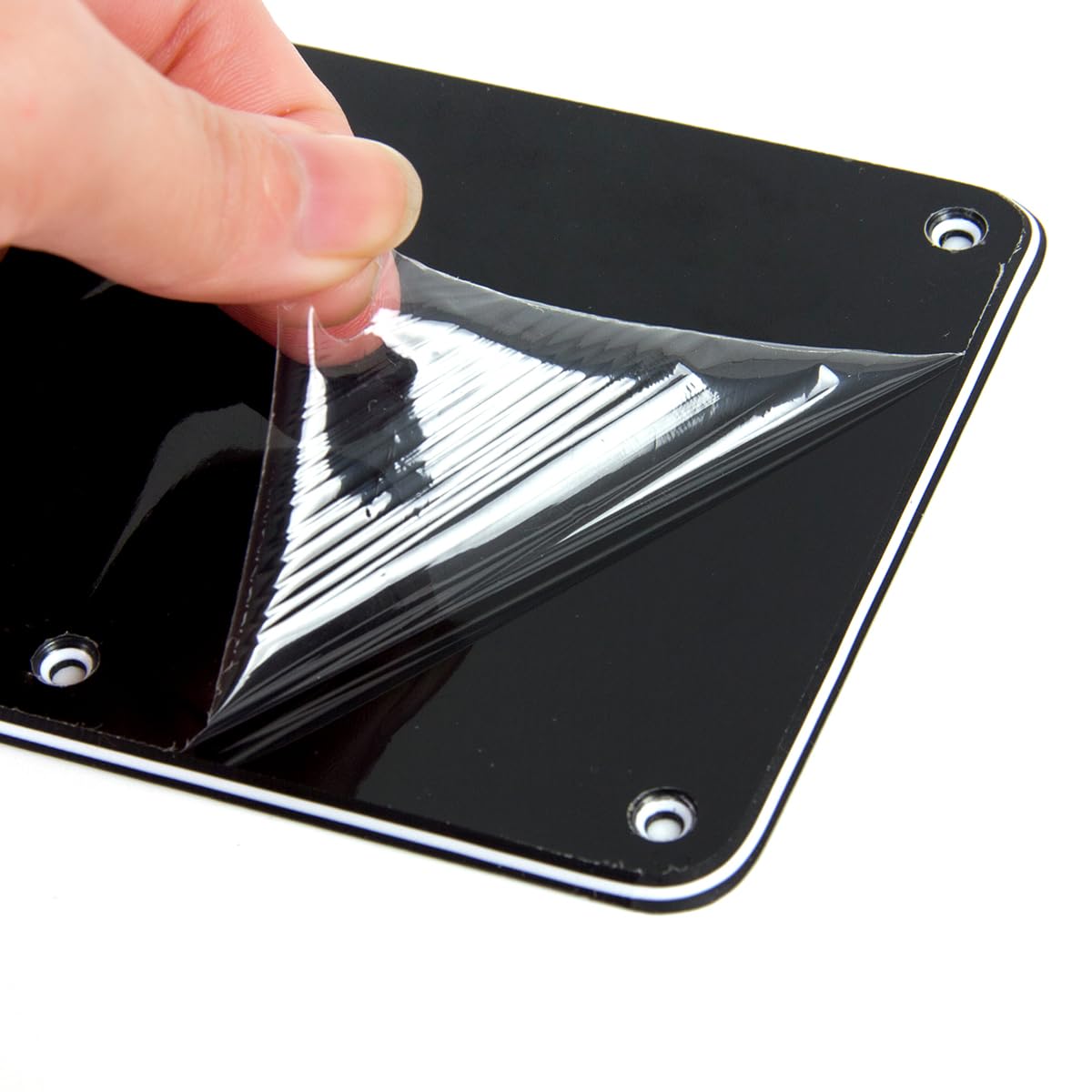 Mirror Back Plate Tremolo Cover Backplate for Fender Strat Guitar replacement (Red Mirror)