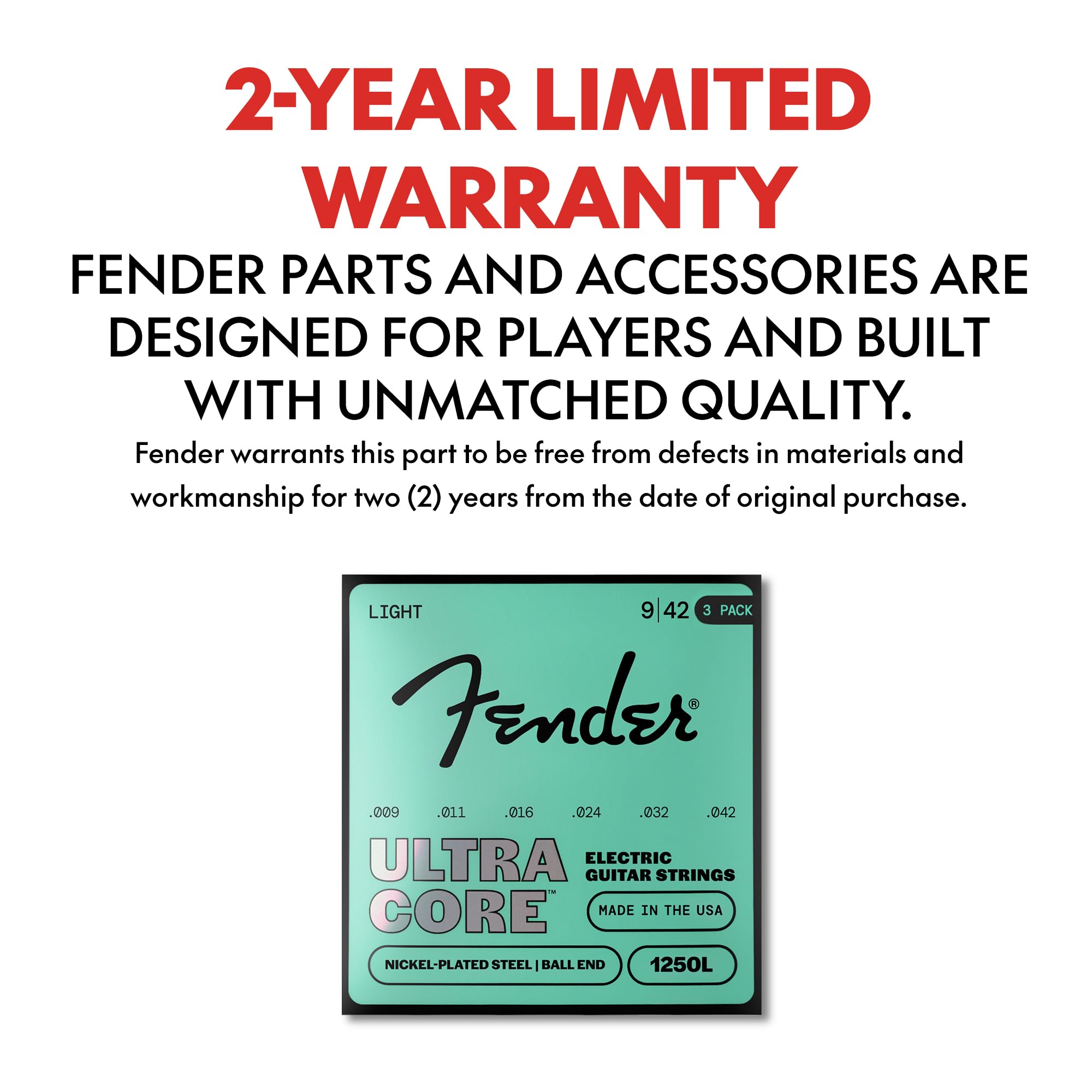 Fender Strings – .09-.042
