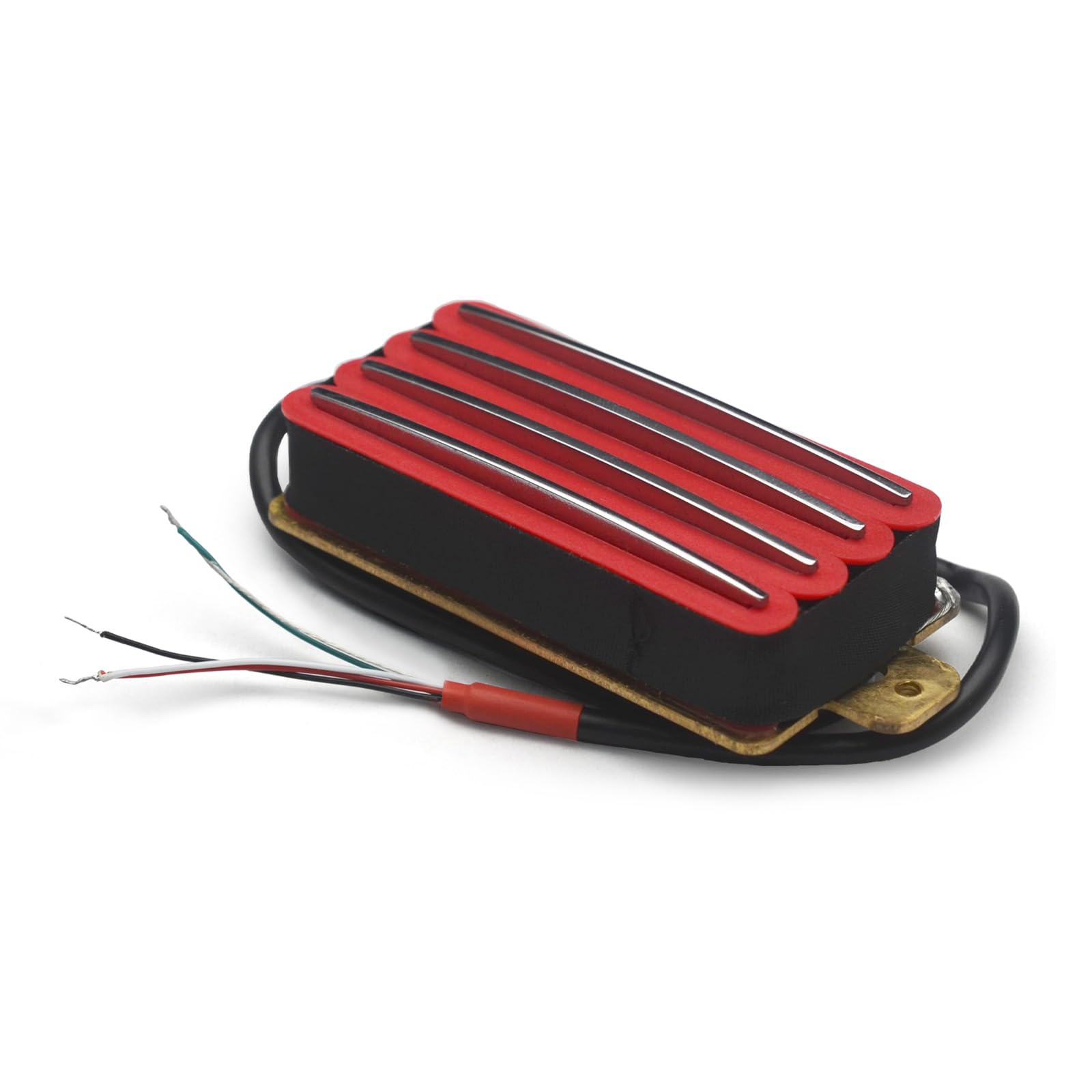 SAPHUE 2-Dual Blade Electric Guitar High Output Track Type Four Coil Humbucker Pickup Red