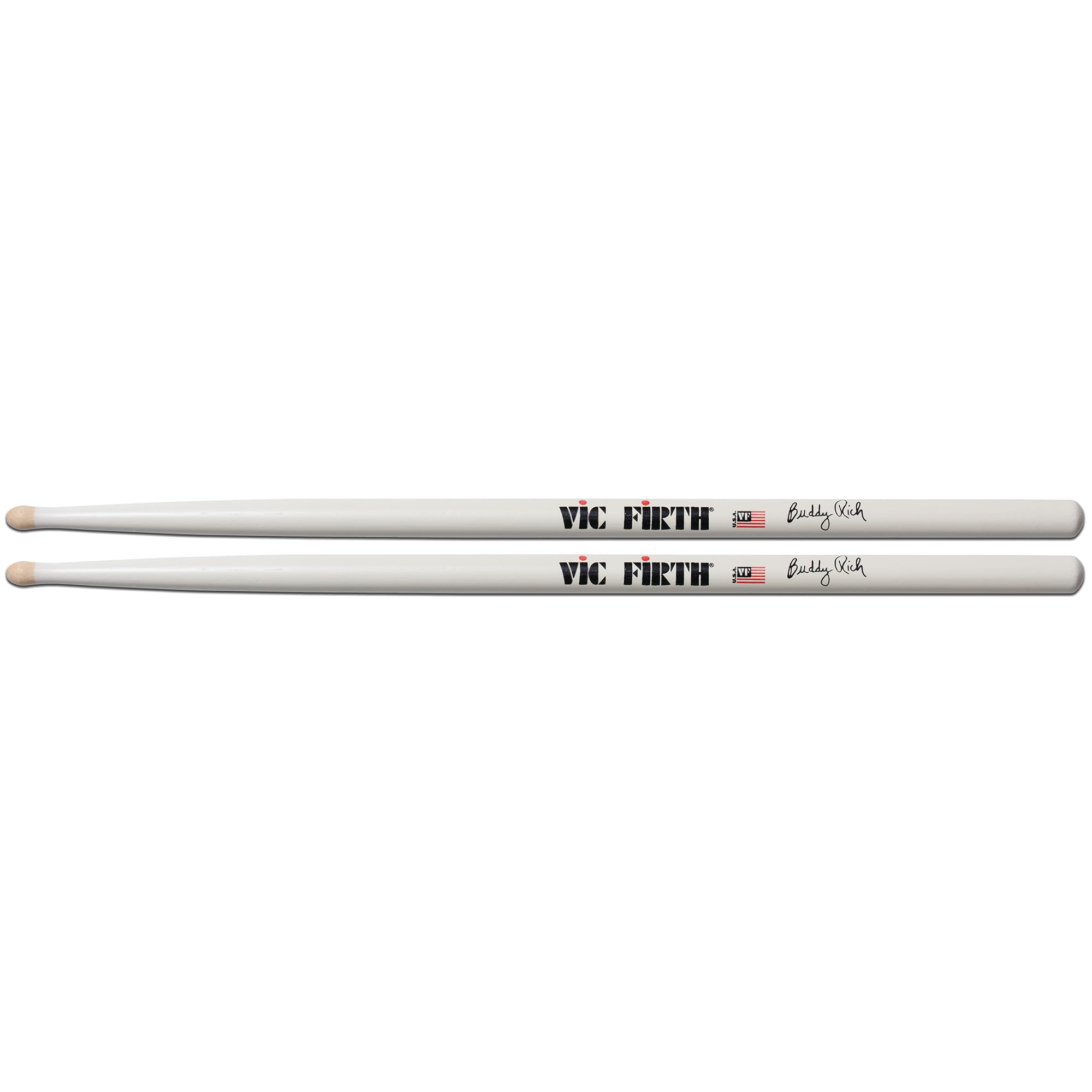 Vic Firth SBR Signature Series Buddy Rich Drumsticks – 3-Pack Bundle with Austin Bazaar Polishing Cloth