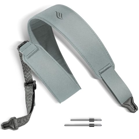 enya MS1 Magnetic Quick-Release Strap for Guitar, Bass and Ukulele, Blue
