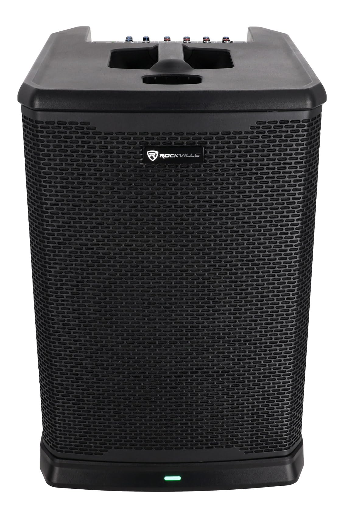 Rockville Titan MIX12A 3200W Peak 12-Inch Powered Column Array PA System with Subwoofer, 8-Channel Mixer, Bluetooth Audio, DSP, Travel Bags