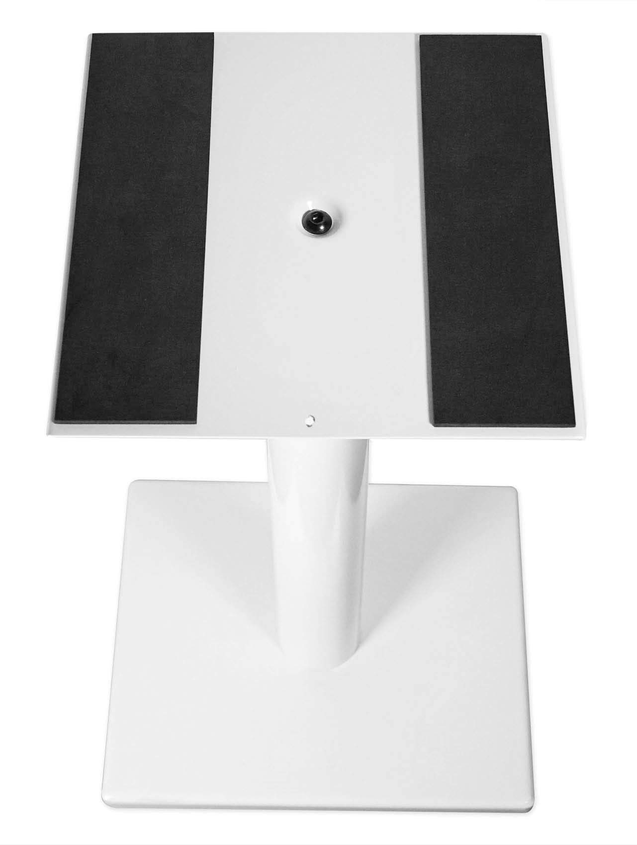 Rockville RS21W V2 Pair 21″ Steel Bookshelf Speaker/Monitor Stands, White