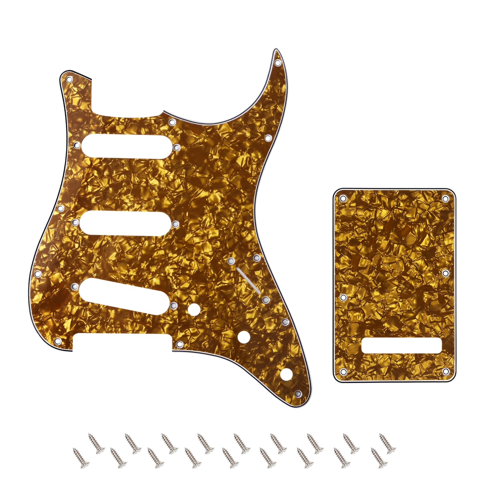 Banworks 4-Ply Electric Guitar SSS Pickguard & Backplate Tremolo Cover Set