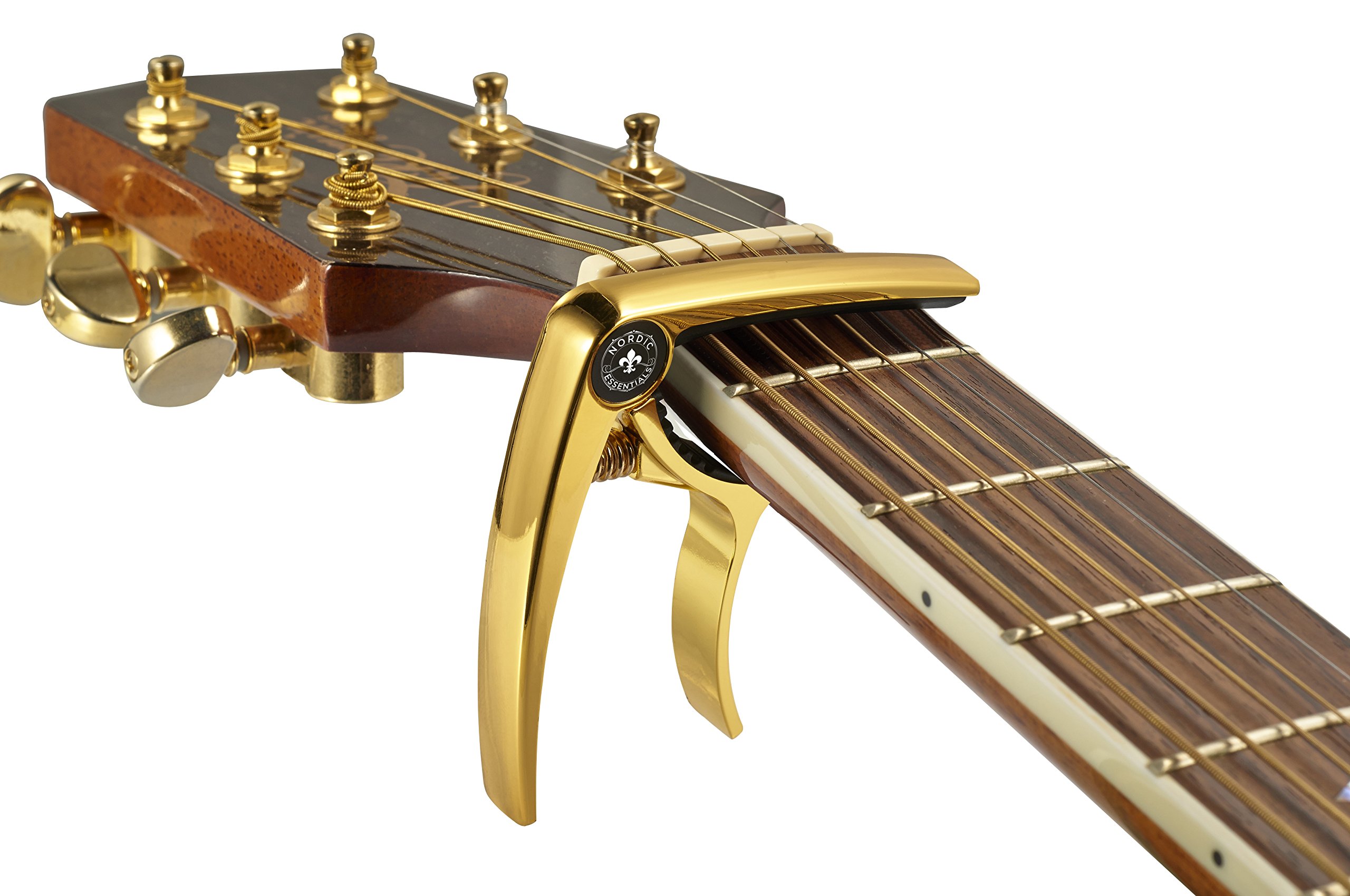 Nordic Essentials Guitar Capo for Acoustic Guitar, Ukulele, Banjo & Bass