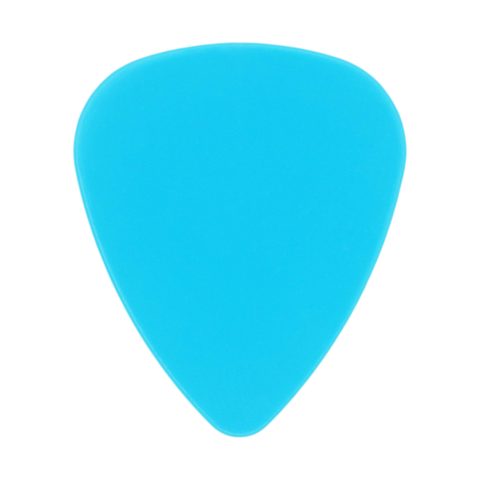 Exotic Plectrums ABS Plastic Light Blue Guitar Pick – 351 Shape – 24 Pack