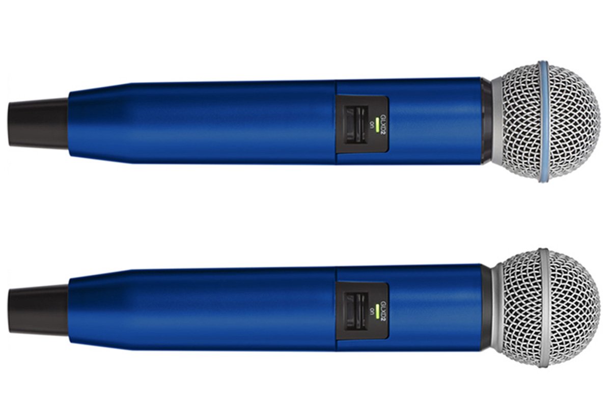 Shure WA723-BLU Colored Handle Only for GLXD2/SM58 and GLXD2/BETA58A Wireless Transmitters (Blue)