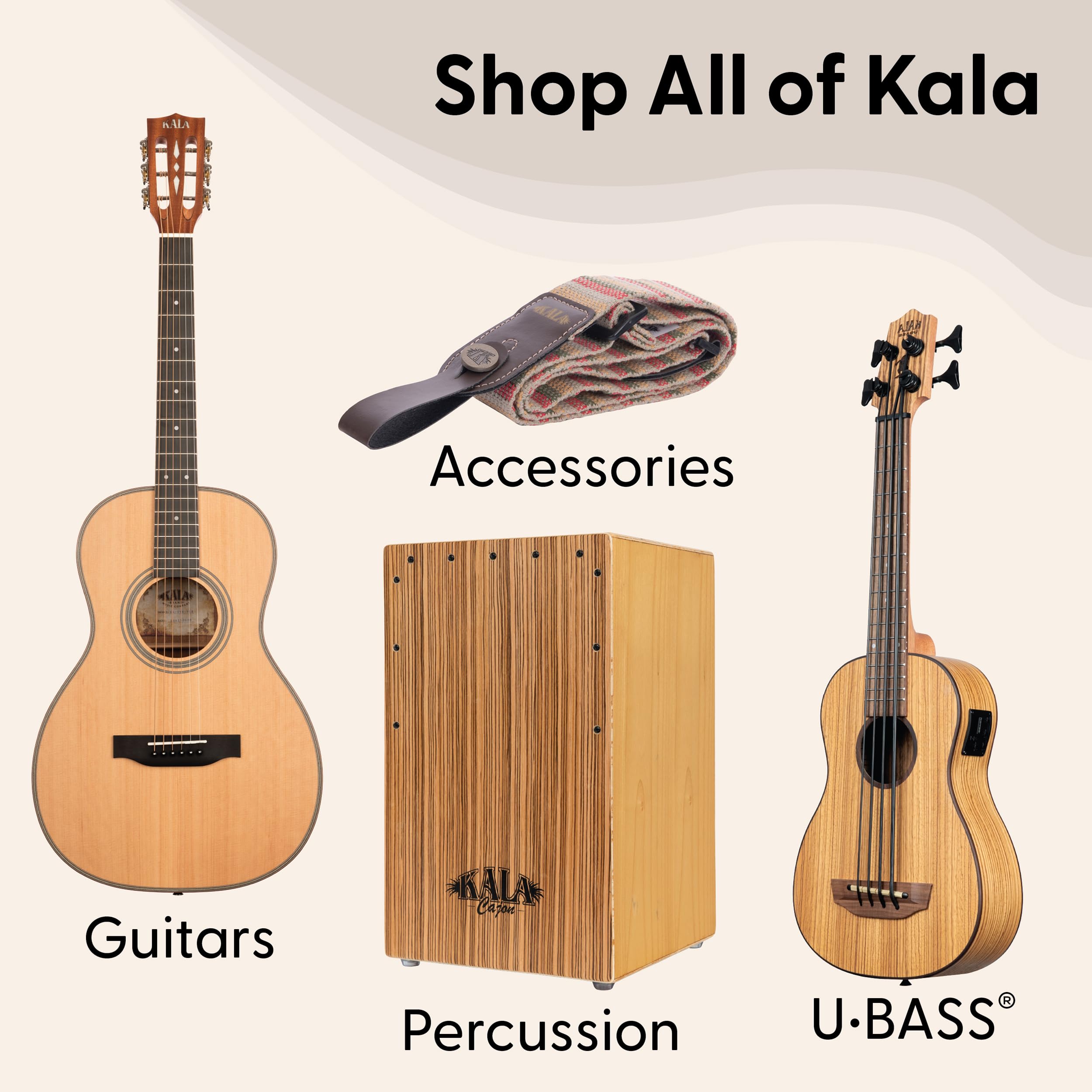 Kala KA-WMT Soprano Waterman Sea Glass Ukulele – Jade Green
