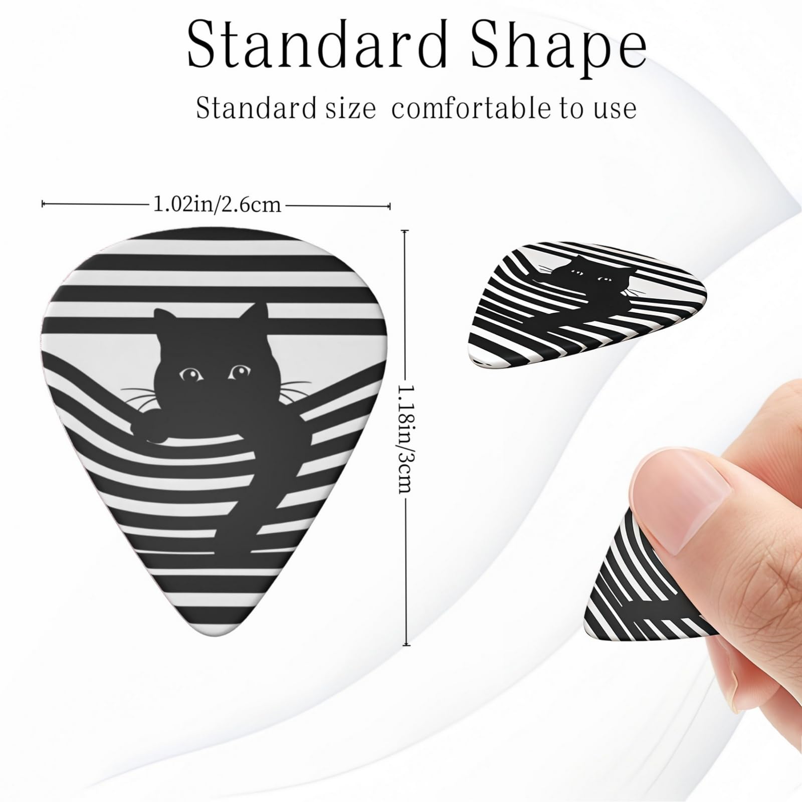 KWSAAHU 0.46mm Thin Guitar Picks – Wiggle Cat