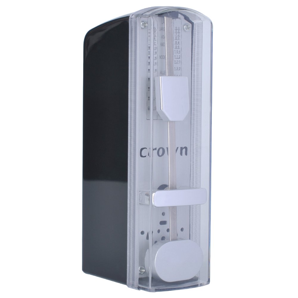 Btuty Mechanical Metronome Portable Mini Universal Metronome 11cm Height for Piano Guitar Violin Ukulele Chinese Zither Music Instrument (black)