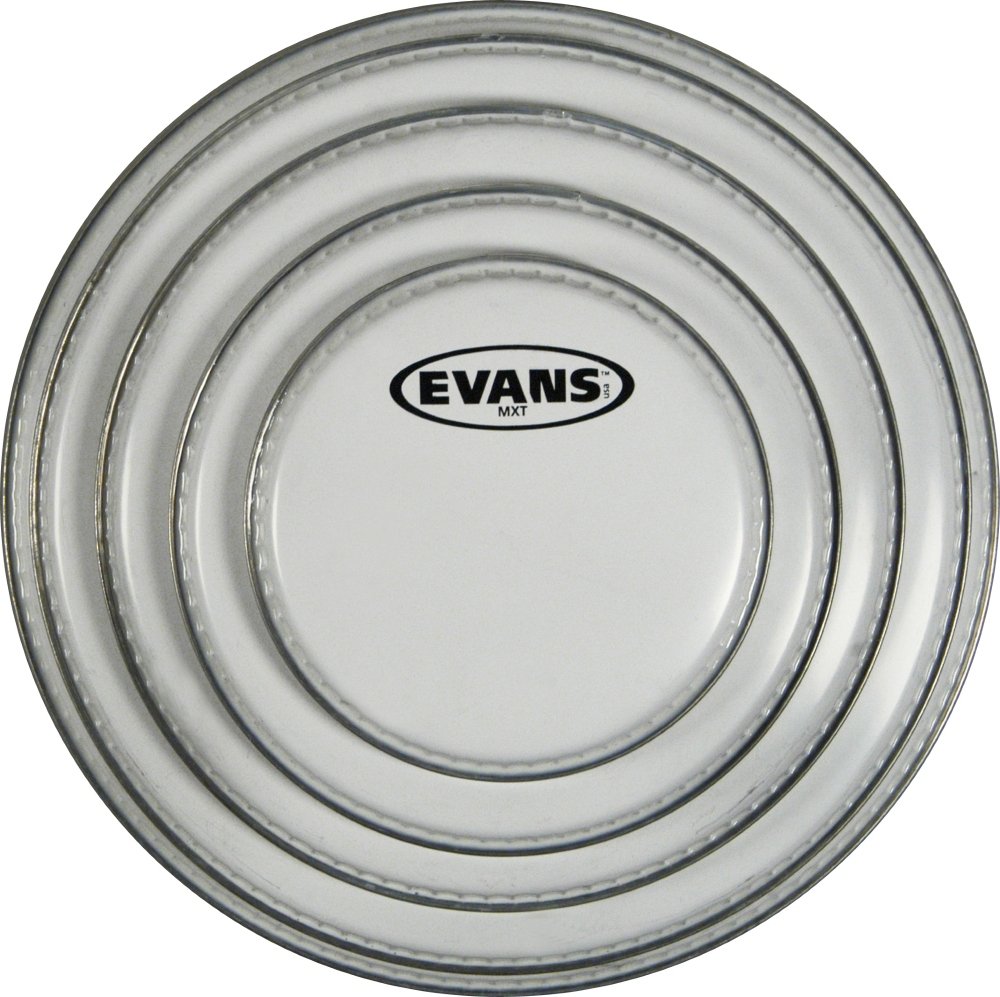 Evans MX White Marching Tenor Drum Head, 12 Inch