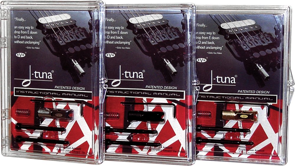 Fender 5550121468 EVH D-Tuna Drop D Tuning System for Floyd Rose Style Tremolos, Chrome