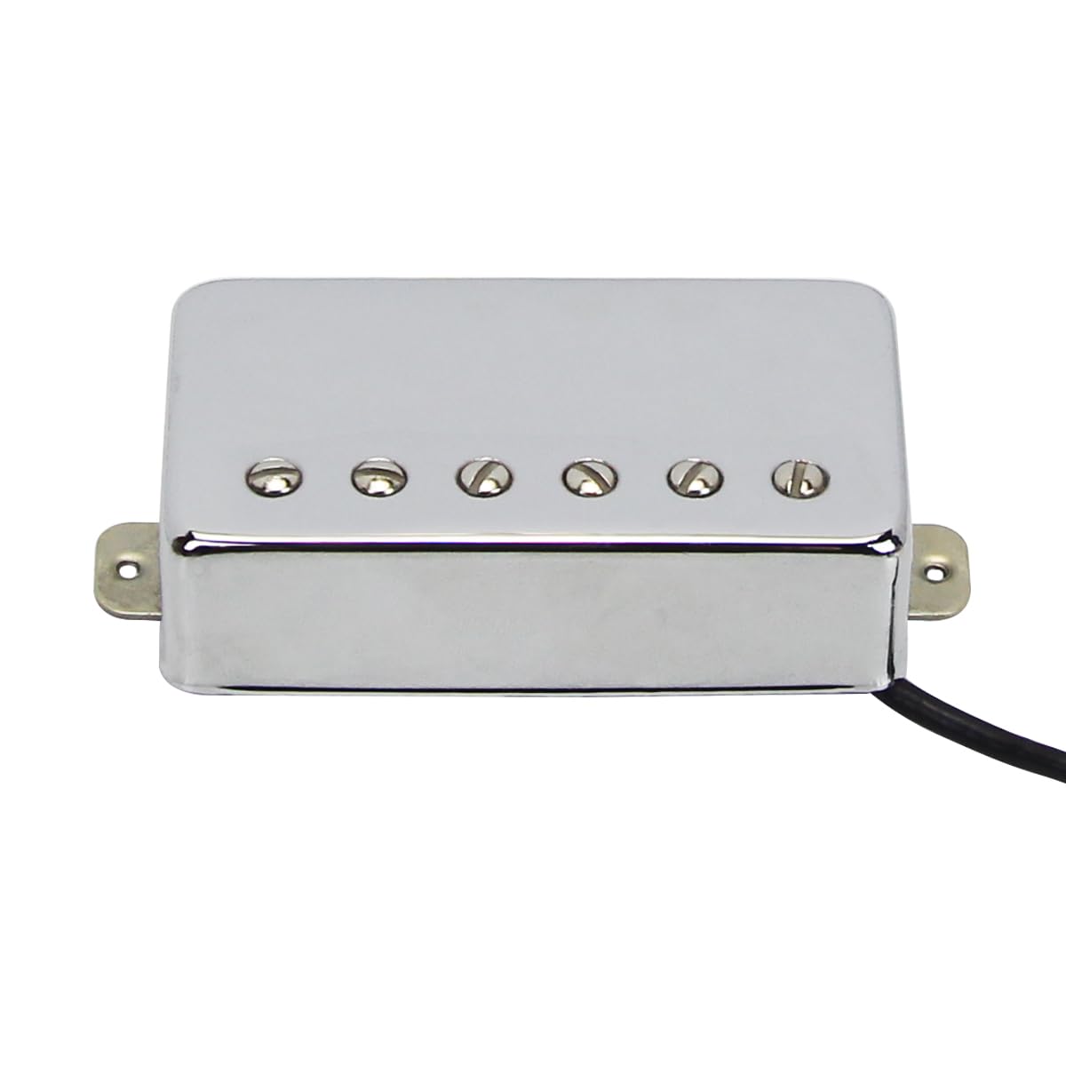FLEOR Humbucker Pickup Ceramic Guitar Bridge Pickup Set Chrome Fit LP Style Electric Guitar
