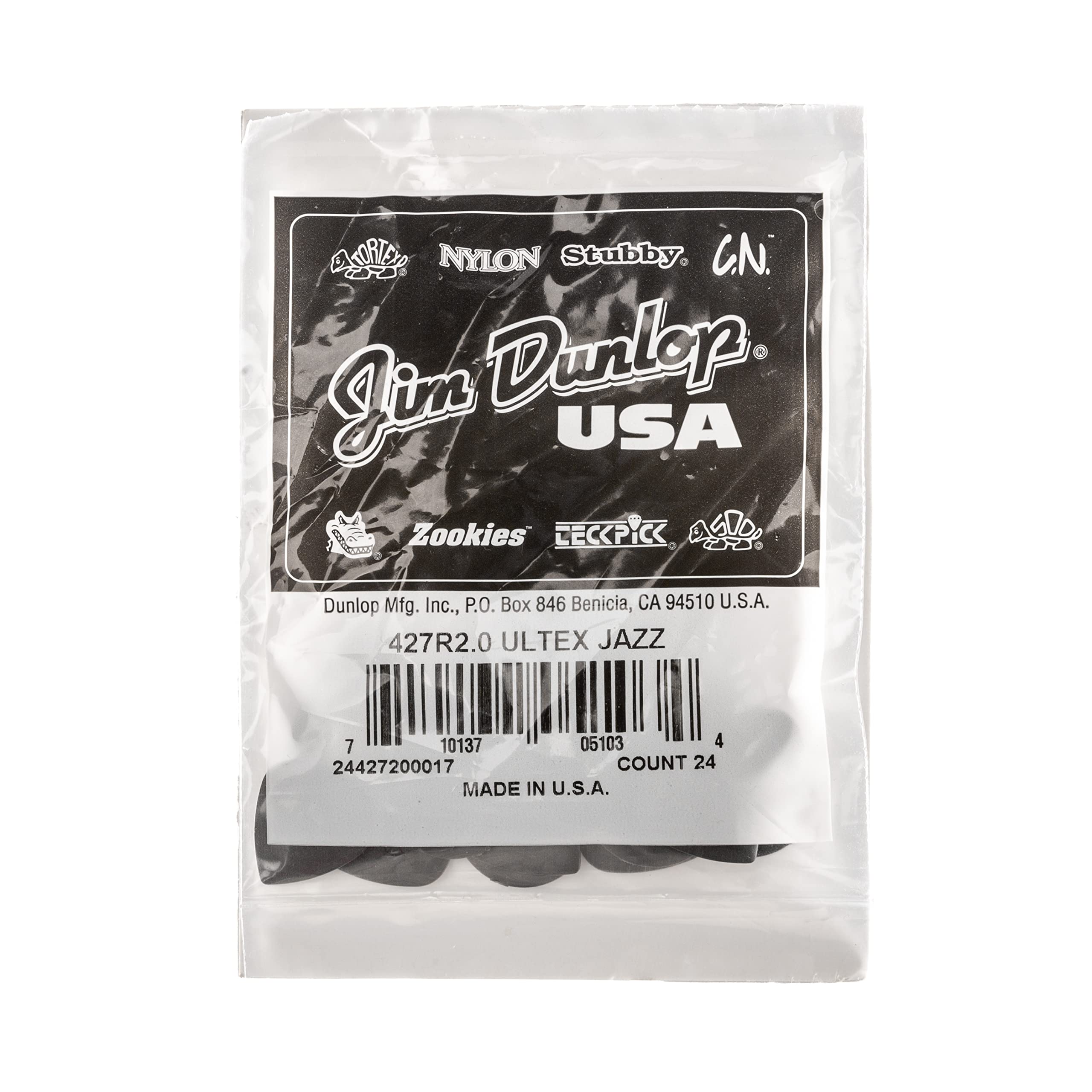 Jim Dunlop Ultex® Jazz III Pick 2.0MM – 24 Pack