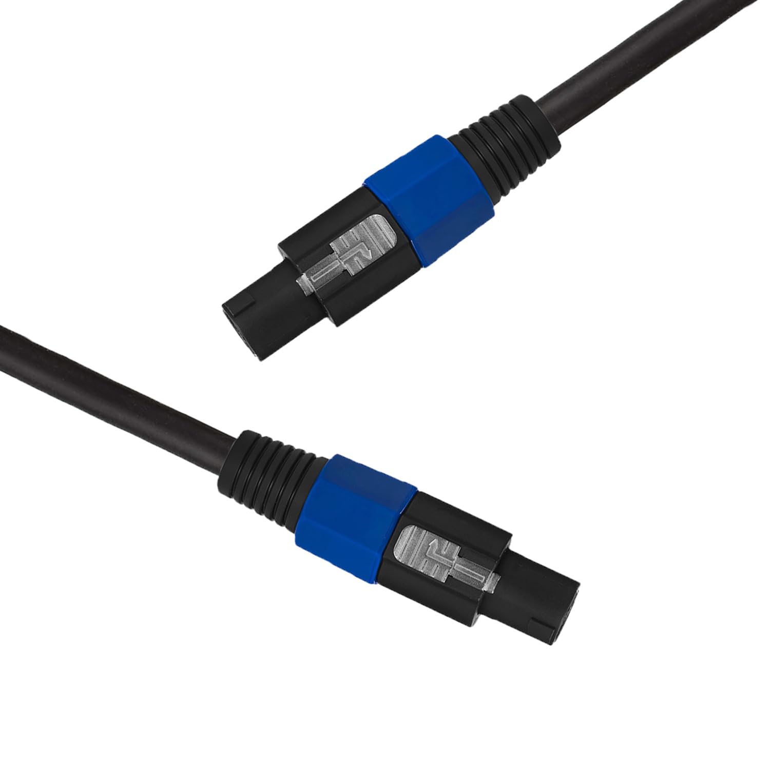 HeyTones Professional 2-Pack 25 Feet 12 Gauge Speakon to Speakon Cables