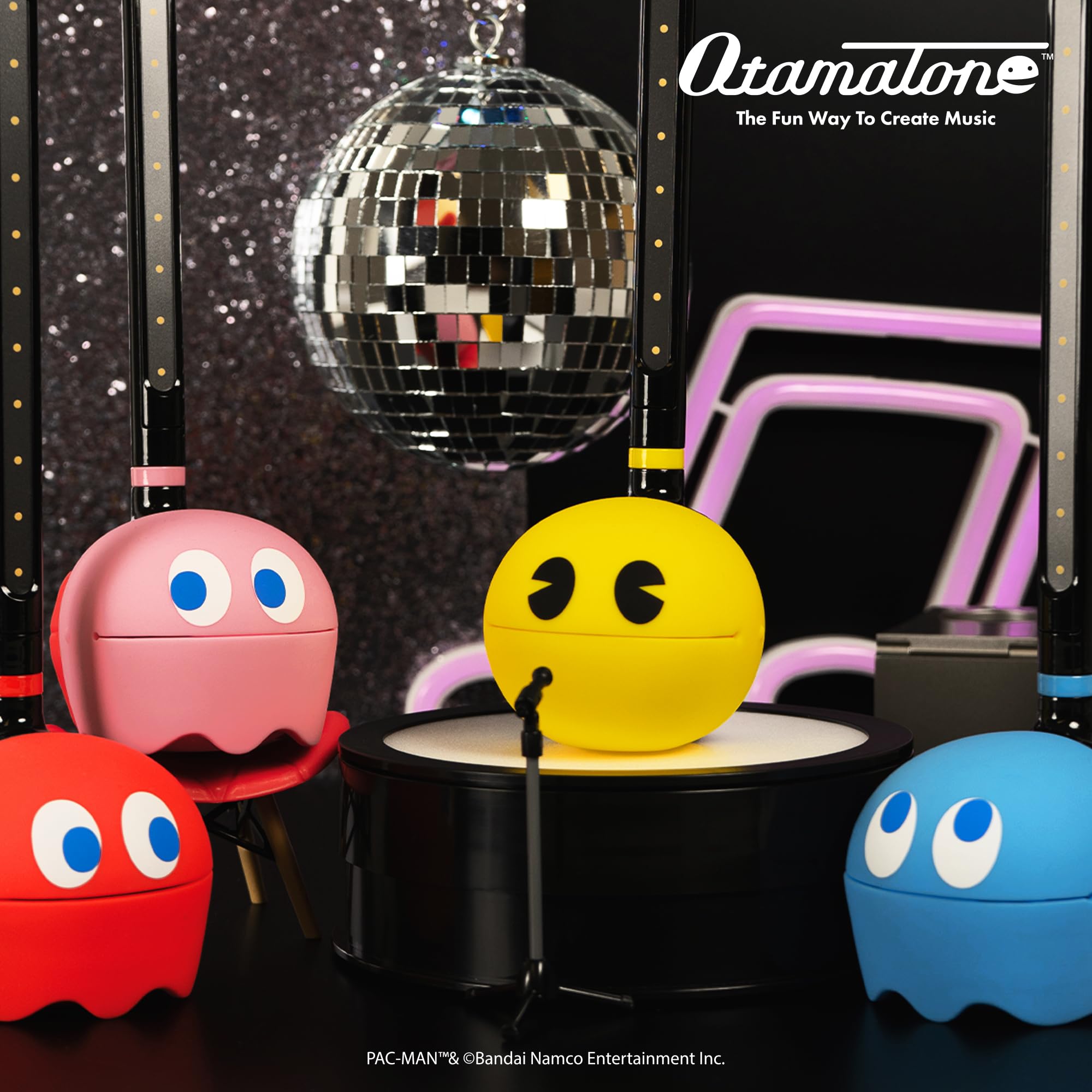 Otamatone PAC-MAN Japanese Electronic Synthesizer Musical Instrument Toy